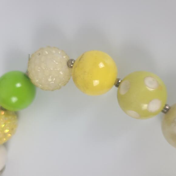 Tinker Bell Chunky Bead Necklace Bubble Bead‎ - Picture 5 of 13